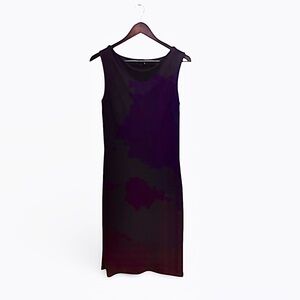 INC International Concepts Plum Sleeveless Midi Dress Classic Fit Medium